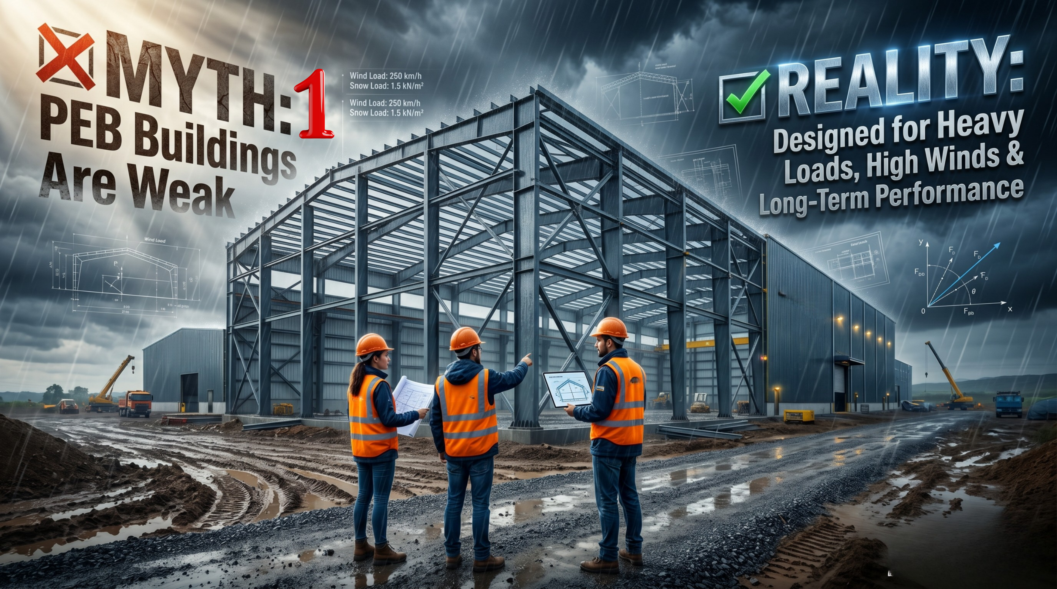 PEB Buildings Are Weak? 5 Common Myths About Pre-Engineered Buildings Debunked