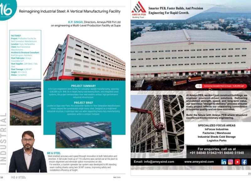 Pre Engineered Building in Pune: Why Ameya PEB Is the #1 Choice for Smart Construction